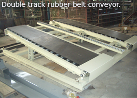 2 Tracks Rubber belt.