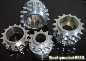 Steel sprocket RS50.