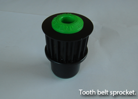 Tooth belt sprocket.